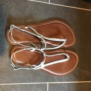 Bernardo Merit Woven Silver